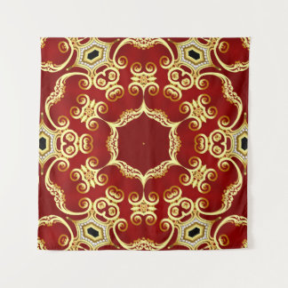 Tenture Perle d'or : illustration de cadre décoratif.