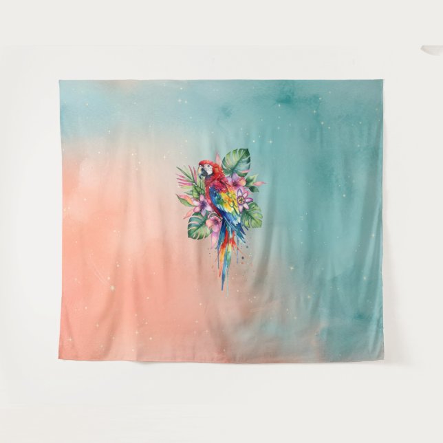 Tenture Perroquet (Devant (Horizontal))