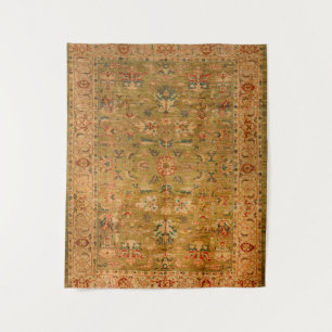 Tenture Perse Muet Vert Bleu Jaune