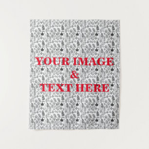 Tenture Personnalisé Personnalisé Votre Propre Photo & Tex