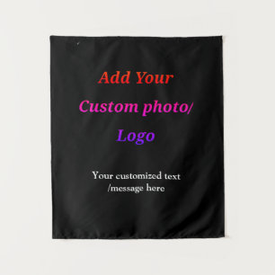 Tenture personnaliser ajouter votre logo photo votre texte