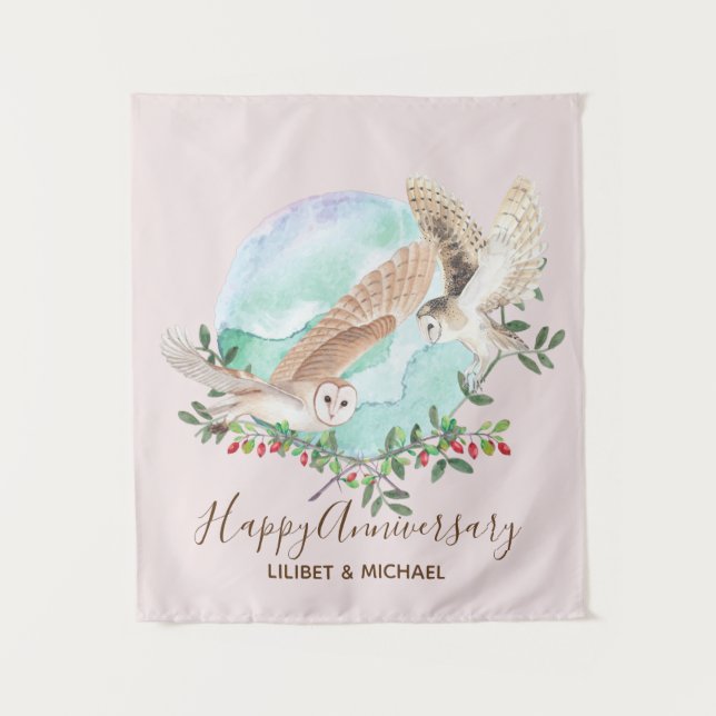 Tenture Personnalité d'Owls (Devant)