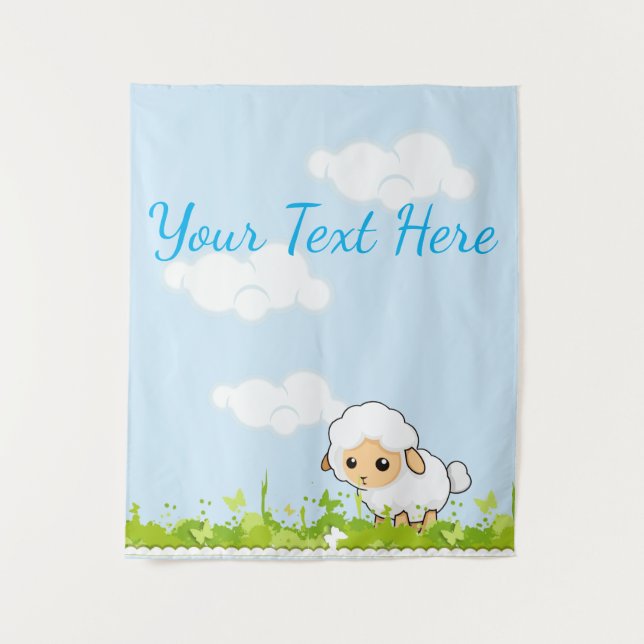 Tenture Petit Agneau Cutest (Devant)