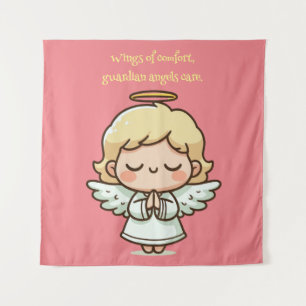 Tenture Petit ange priant