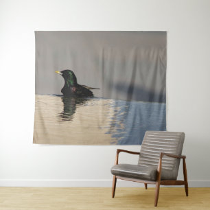 Tenture Petit oiseau sur l'eau