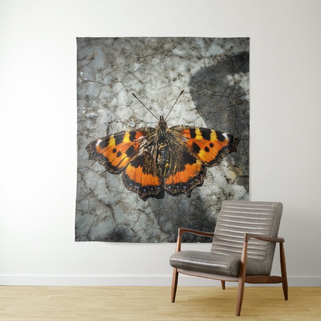 Tenture Petit papillon Tortoiseshell (En situation)