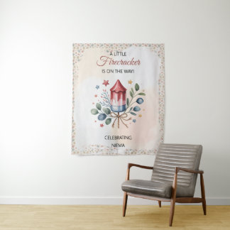 Tenture Petite Fête Patriotique Baby Shower du 4 juillet