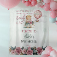 Petite princesse Ours Bearly Wait Girl Baby shower