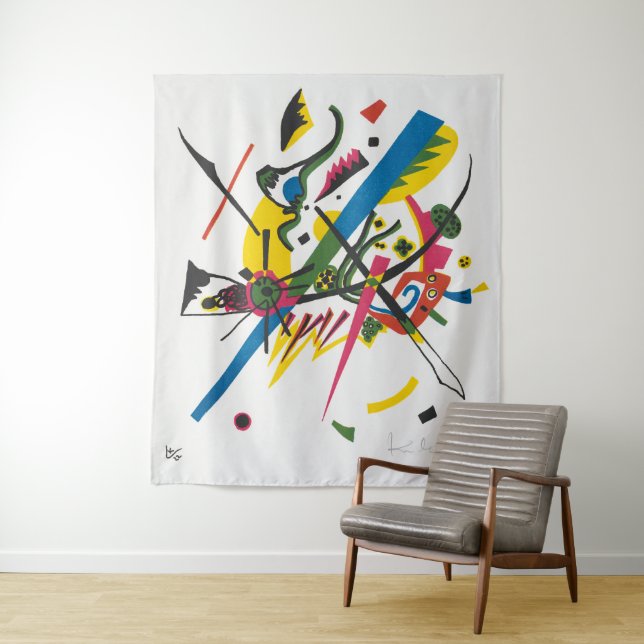 Tenture Petits Mondes 1 | Kandinsky | (En situation)