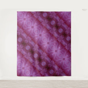 Tenture Pétunia rose Ikat 3