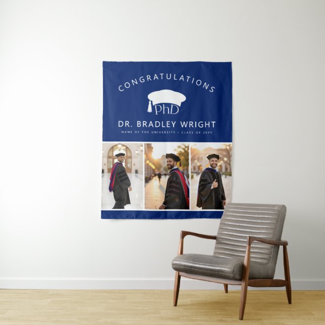 Tenture PhD Doctoral Grad Hat Doctoral Graduation (En situation)