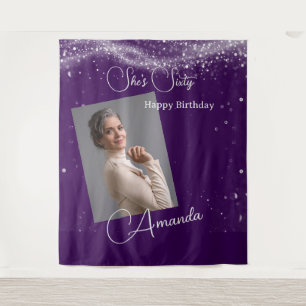 Tenture Photo d'anniversaire 60 ans