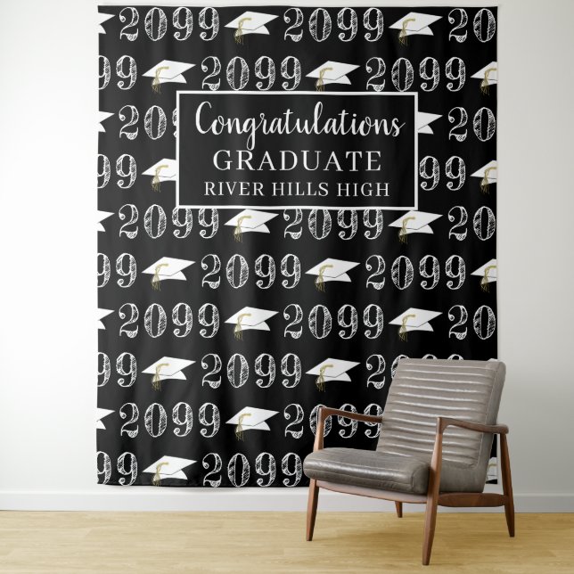 Tenture Photo de remise de diplôme année de la promotion F (En situation)