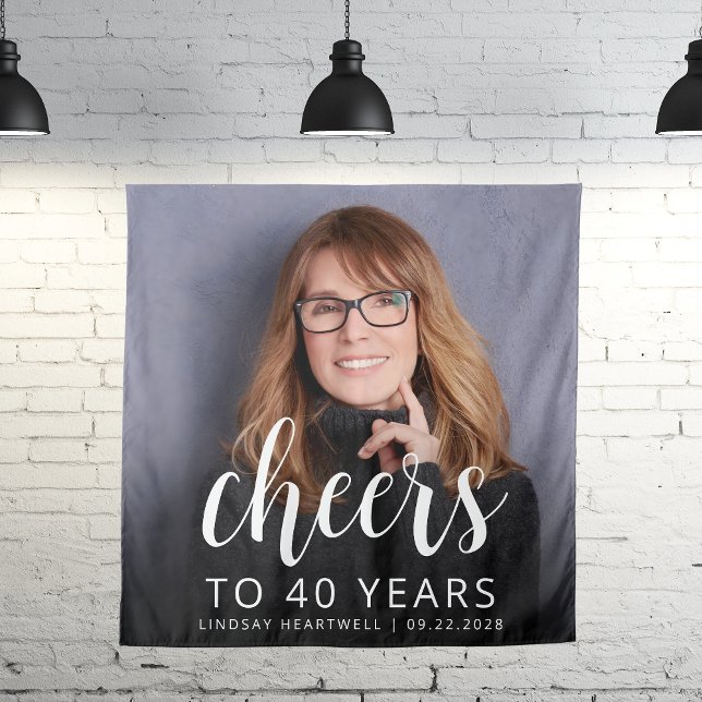 Tenture Photo du 40e anniversaire de la fête du Jour du Jo (Créateur téléchargé)