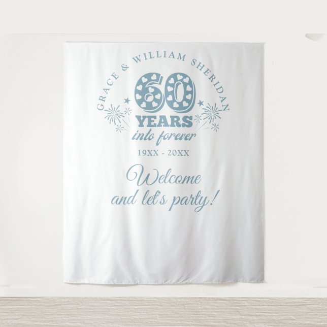 Tenture Photo du 60e anniversaire de Forever (Devant)