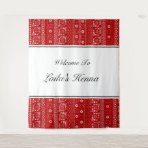 Photo d'un Motif palestinien sur fond de henné