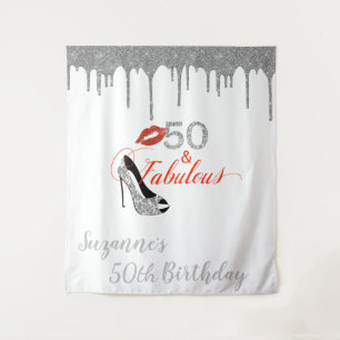 Tenture Photo en toile de fond 50e anniversaire Parties sc