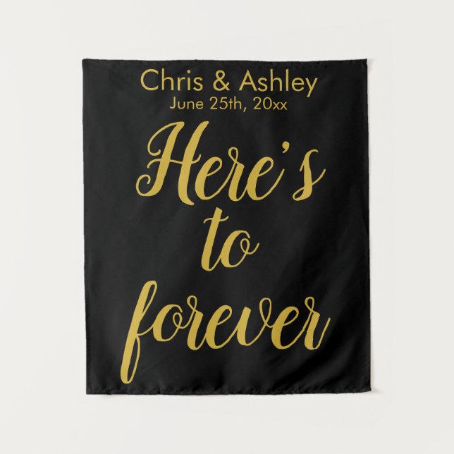 Tenture Photo Mariage moderne Booth Arrière-plan Photo Pro (Devant)