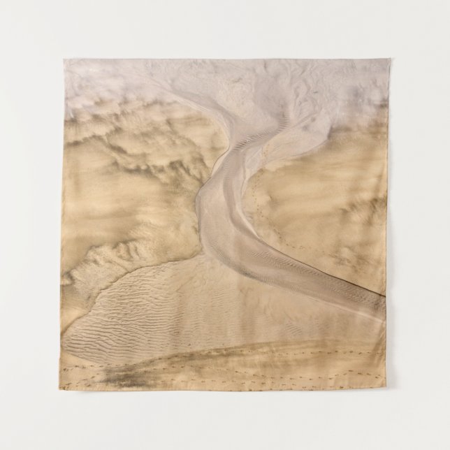 Tenture Photographie aérienne du désert (Devant)