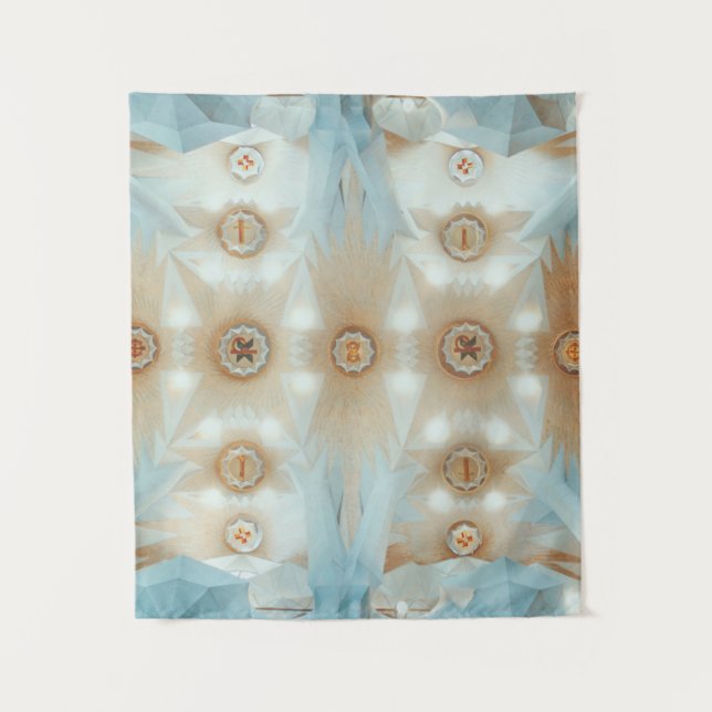 Tenture Photographie de Kaleidoscope au plafond (Devant)