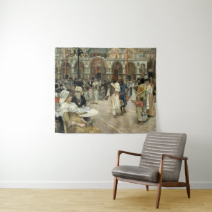 Tenture Piazza of Saint Mark's, Venise, 1883 par Willia