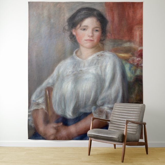 Tenture Pierre-Auguste Renoir - Jeune Femme Assis (En situation)