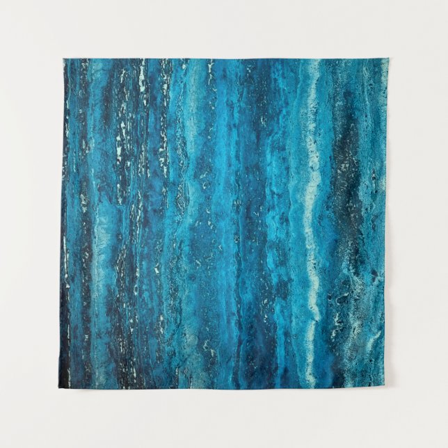 Tenture Pierre de marbre bleu (Devant)