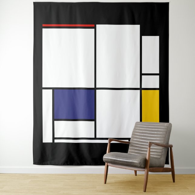 Tenture Piet Mondrian, Tableau 1 (En situation)