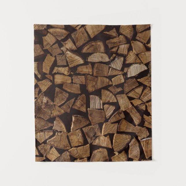 Tenture Pile of firewoods (Devant)