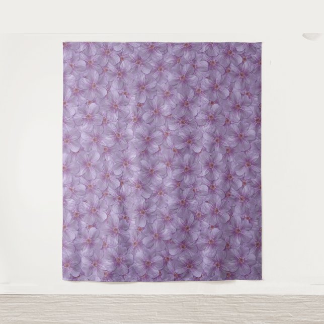 Tenture Pineywoods Geranium Motif sans soudure (Devant)