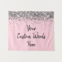 Pink Black Silver Anniversaire de fête Photo Booth