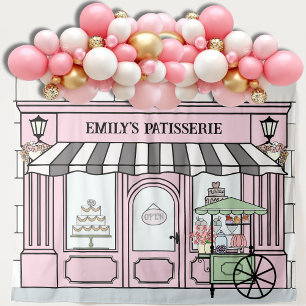 Tenture Pink French thème Parisien Filles Anniversaire En