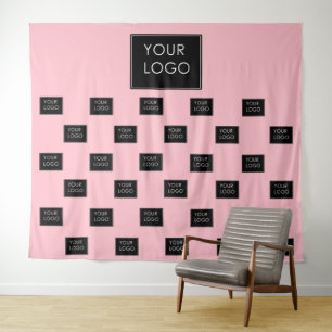 Tenture Pink Professional Entreprise Logo d'entreprise