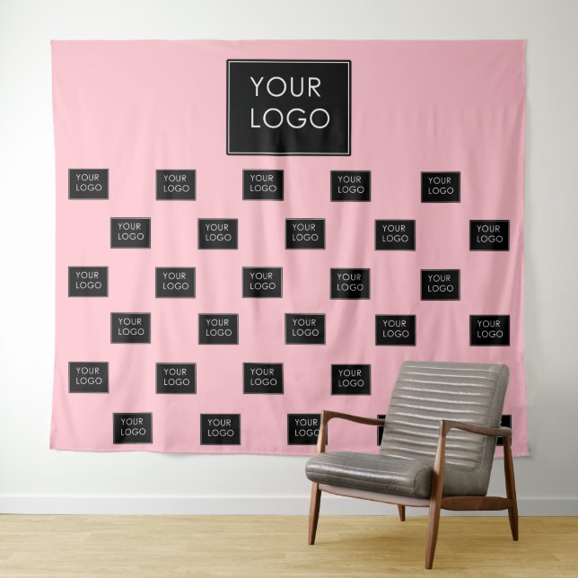 Tenture Pink Professional Entreprise Logo d'entreprise (En situation (horizontale))