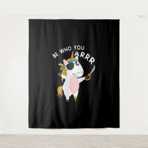 Tenture Pirate Unicorn