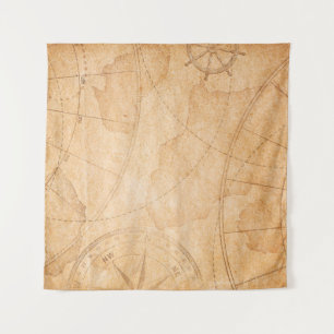 Tenture pirates âgés carte au trésor arrière-plan, trésor,