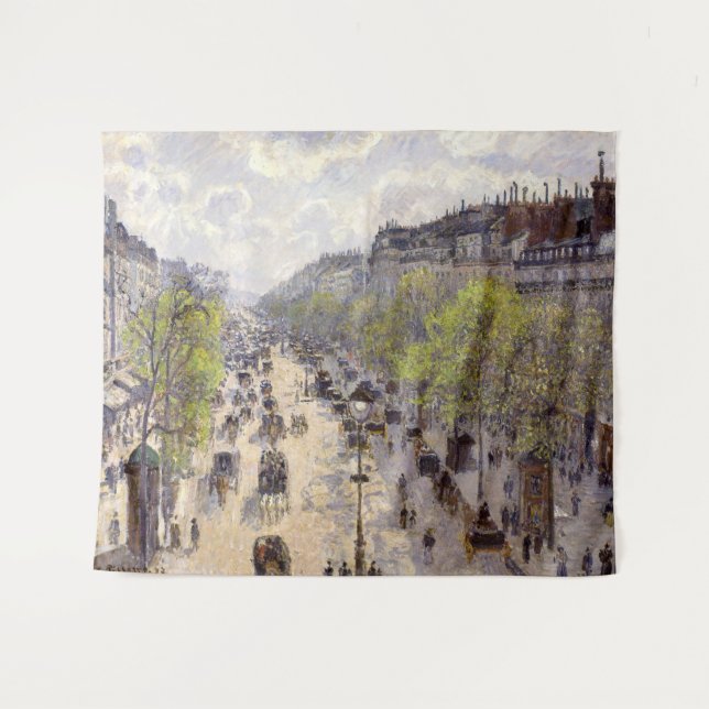 Tenture Pissarro - Boulevard Montmartre, Printemps (Devant (Horizontal))