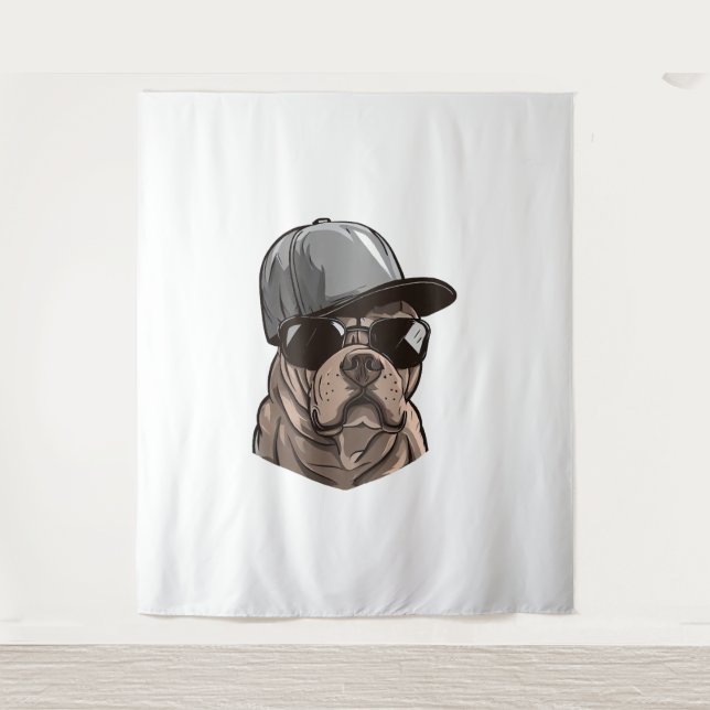Tenture Pitbull Gangster (Devant)