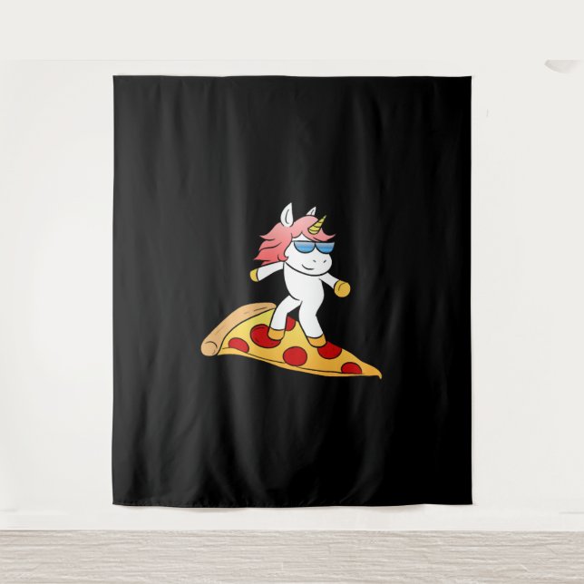 Tenture Pizza Unicorn (Devant)