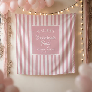 Tenture Plage Bachelorette Côtière Personnalisée Et Amusan