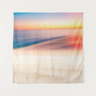 Tenture Plage de coucher de soleil tropical de Blur avec s