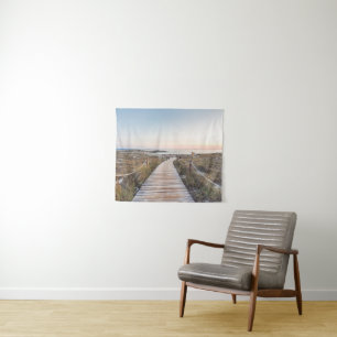 Tenture Plage d'es Pujols à l'aube