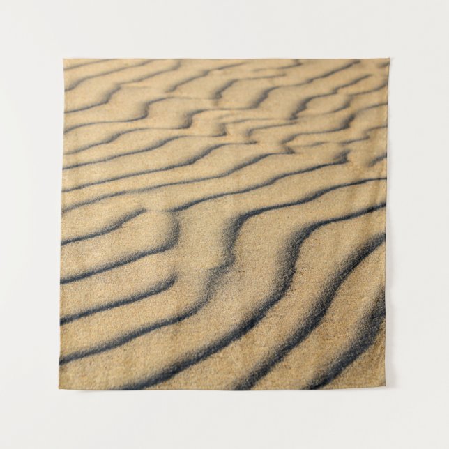 Tenture Plage sable vagues sable dunes sable (Devant)
