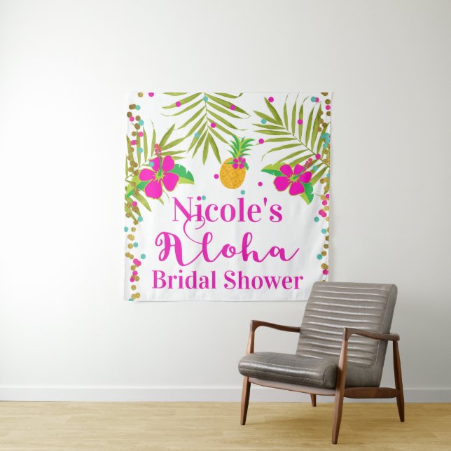 Tenture Plage tropicale Luau Aloha Party Contexte (En situation)
