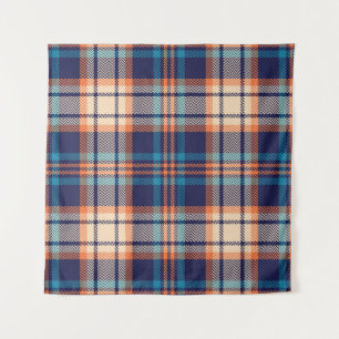 Tenture Plaid Vibrant : Conception textile d'automne