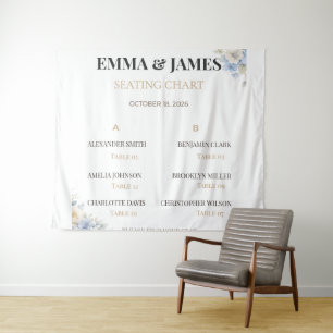 Tenture Plan de table de mariage de luxe   Enseigne de tis