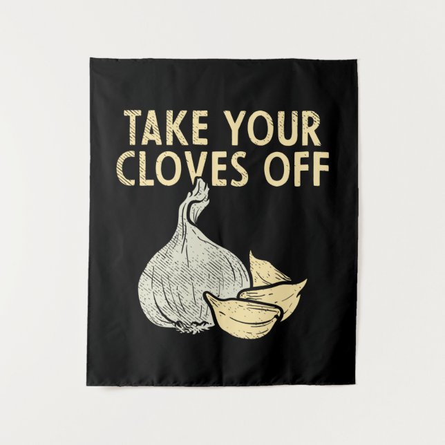 Tenture Plante à l'ail (Devant)