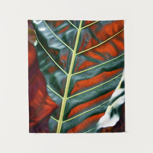 Tenture Plante de feuille verte (Devant)