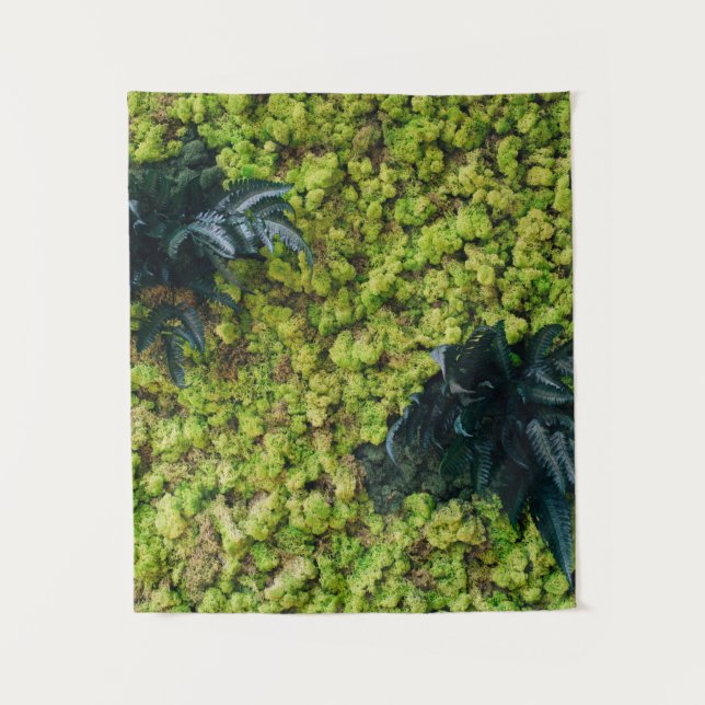 Tenture Plantes à feuilles vertes (Devant)