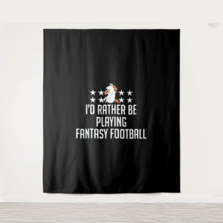 Tenture Playing fantasy football Unicorn
